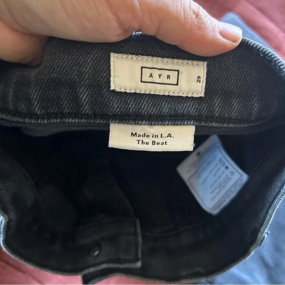 AYR “The Beat” Black barrel Jeans - Picture 6 of 7